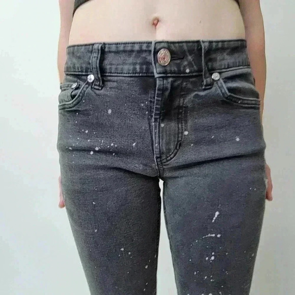 Pacsun High Rise Skinniest Black Distressed Jeans - Picture 8 of 12